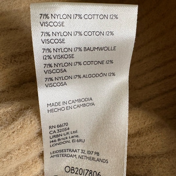 Free People Cream Ribbed Button Sweater - Picture 9 of 9